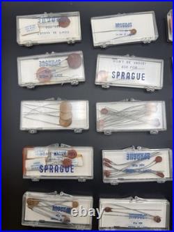 Vintage NOS Sprague Capacitors Lot GA / HYK / 5GA / High Voltage Film Caps