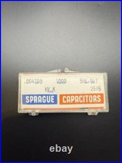 Vintage NOS Sprague Capacitors Lot GA / HYK / 5GA / High Voltage Film Caps