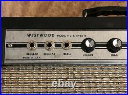 Vintage National Westwood Model N6422tr Tube Guitar Amplifier Amp Reverb Tremolo