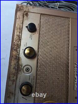 Vintage Nutone 2011 Intercom Radio Music System Master Station 8ch Tube Amp