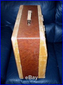 Vintage ORIG 1957 National Aztec Tweed 15 Valco Guitar Amp 7581A Tubes (KT-66)