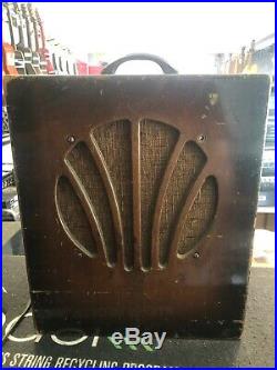 Vintage Old Kraftsman Tube Amplifier Harmonica Harp Guitar Amp AS IS