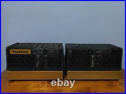 Vintage Pair Of Heathkit W-5M Mono Tube Amplifier Amp with Genalex KT66 Tubes