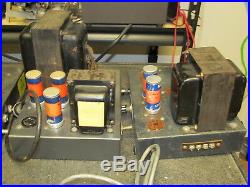 Vintage Pair Stancor Tube Amps CH-2133 & Power Supplies CH-2134 NEED RESTORATION