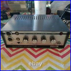 Vintage Paso Transistor Amplifier-t21-preowned-turns On-super Rare-free Shipping