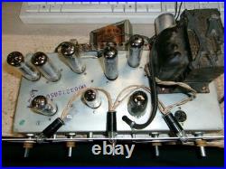 Vintage Philco 3 Channel Vacuum Tube Stereo Amplifier 1824