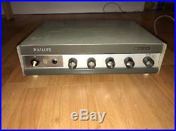 Vintage Philips Stereo Tube Amplifier AG9016