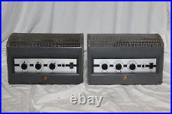 Vintage Philips klangfilm pair mono tube / valve amplifiers EL6400 EL81 pp