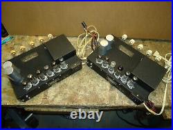 Vintage Phillips Mono Blocks Otl Tube Amplifier Ag-9008 Made In Holland