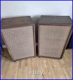 Vintage Pioneer PAX-30G 15 Coaxial Speakers Pair Custom Cabinets Tested RARE
