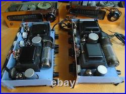 Vintage Pye Valve Tube Single End El34 Amplifier Set Made In England
