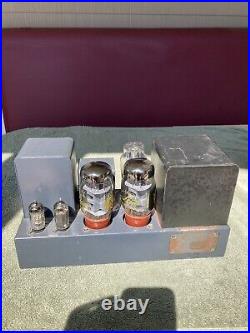 Vintage Quad II Tube Amplifier Pair With 22 Preamp