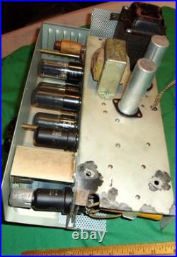 Vintage RCA Model 400 Projector Tube Amplifier P/P 6V6 (1948) Powers Up! Clean