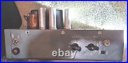 Vintage RCA Model 400 Projector Vacuum Tube Amplifier Amp 6V6 AS IS