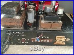 Vintage RCA Tube Amplifier Amp A-84 Microphone Phonograph Tone Power