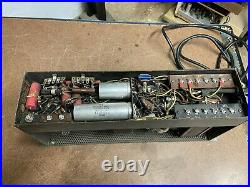 Vintage Rack Mount DUKANE Power Amp 1A 435 uses 6CD6 tubes Parts or Repair
