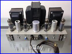 Vintage Rare Ampex 6973 Stereo Tube Power Amplifier Amp Refurbished VG Condition