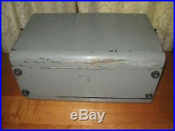 Vintage Rare GE Model 4BA6-B1 Tube Operated Portable Broadcast Mixer Amp