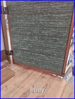 Vintage Rare Ge T-1500a Tube Radio Amp Stereo Walnut Console Table Stereophonic