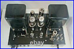 Vintage Rauland 1826 tube book shaped preamplifier & mono Amplifier WORKS 1950s