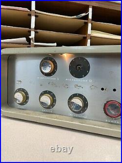 Vintage Rauland Borg Corporation Model No 2120 Tube Amplifier! Working Order