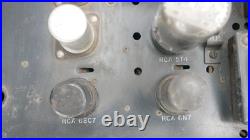 Vintage Rca MI 12 205 Ser. 1662 Tube Amplifier
