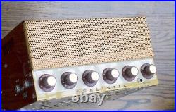 Vintage Realistic mic phono tube amplifier Western Electric 12AX7 6L6/KT66/El34