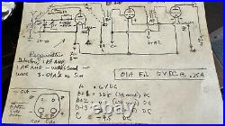 Vintage Regenerative Detector & 1 Rf / 1 Af 01A Tube Amp Caswell Runyan Co. RARE