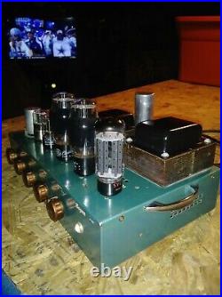 Vintage Restored David Bogen J-130 Tube Amp 3.5mm aux & mic inputs MAKE OFFER