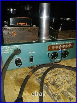 Vintage Restored David Bogen J-130 Tube Amp 3.5mm aux & mic inputs MAKE OFFER