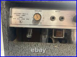 Vintage SEARS Silvertone AMP Model No 1481 Tested. Works