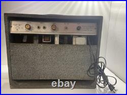 Vintage SEARS Silvertone AMP Model No 1481 Tested. Works