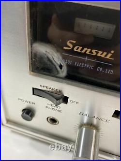 Vintage Sansui 1000a Stereophonic Tube Tuner Amplifier Parts/repair