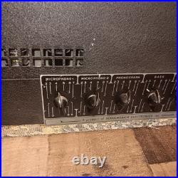 Vintage Schulmerich Electronics Inc. Model 6-100 Tube Amp Working Untested Read
