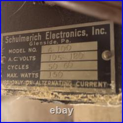 Vintage Schulmerich Electronics Inc. Model 6-100 Tube Amp Working Untested Read