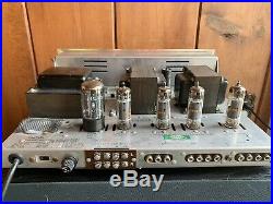 Vintage Scott 200b Stereo Integrated Tube Amplifier With Phono And Headphone Amp
