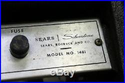 Vintage Sears Silvertone Model No. 1481 Rare Diamond Tube Guitar Amp