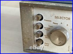 Vintage Sherwood Model S-1000 II Mono Tube Integrated Amplifier UNTESTED