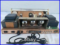 Vintage Sherwood S1000-II Tube Amplifier. Working well. All tubes intact