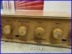 Vintage Sherwood S-1000 II Mono Tube Integrated Amplifier Tubes Tested Good Read