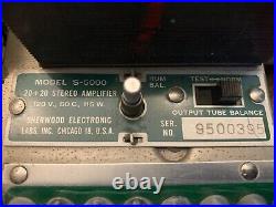 Vintage Sherwood S-5000 Integrated Tube Amp Serviced and S-3000 II FM Tuner
