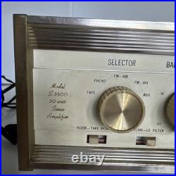 Vintage Sherwood S-5500 Stereo Tube Amplifier 50 Watt For Parts or Repair