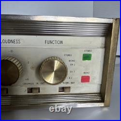 Vintage Sherwood S-5500 Stereo Tube Amplifier 50 Watt For Parts or Repair