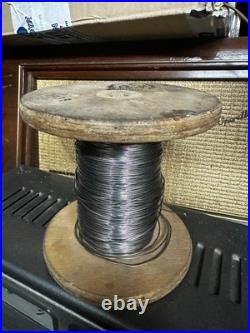 Vintage Siemens 1938 Solder Spool 1.1 kg audio tube amplifier