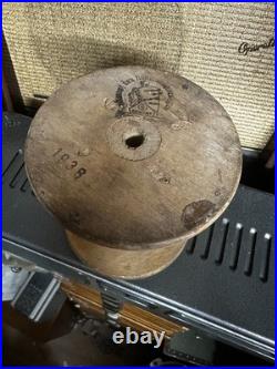 Vintage Siemens 1938 Solder Spool 1.1 kg audio tube amplifier