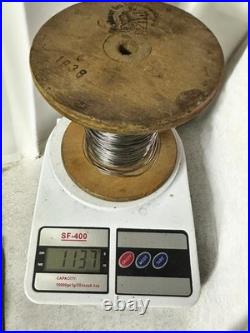 Vintage Siemens 1938 Solder Spool 1.1 kg audio tube amplifier