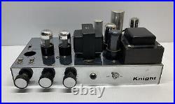 Vintage Silver Knight Tube Amplifier Amp 6V6