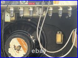 Vintage Silverface Fender Vibrolux Reverb 1x12 Electric Guitar Tube Amplifier A+