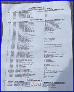 Vintage Silverface Fender Vibrolux Reverb 1x12 Electric Guitar Tube Amplifier A+