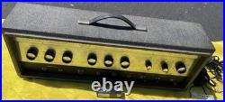 Vintage Silvertone 1485 Tube Amp Head Serviced & Working 1960s Danelectro